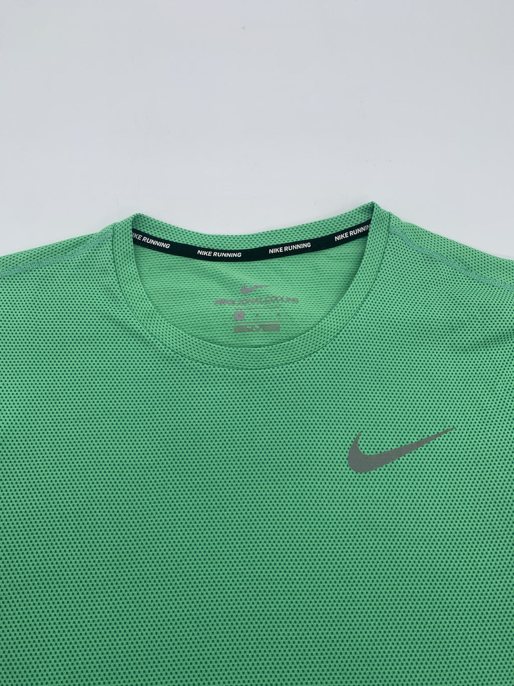 Nike Zonal Cooling Short Sleeve Green Training Top Men's - UK L