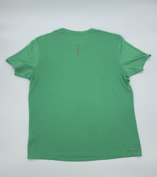 Nike Zonal Cooling Short Sleeve Green Training Top Men's - UK L